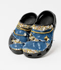 Bling denim crocs